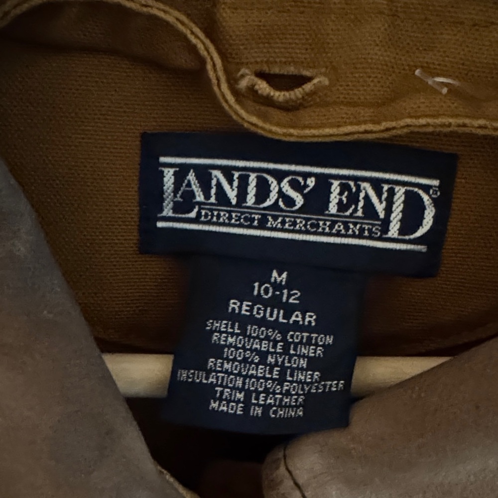 **Vintage** Barn Jacket by Land's End w/removable liner - Picture 2 of 8